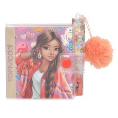 Mini poznámkový blok s guľôčkovým perom Top Model Girl Power