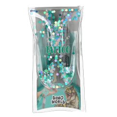 Trblietavé gélové tetovacie perá Dino World