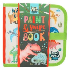 Omaľovánka Dino World Paint & Swipe Book