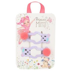 Sponky do vlasů Princess Mimi 2 ks Lila Cats