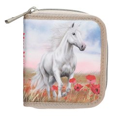 Látková peněženka na zip Miss Melody Poppy Sand