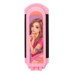 Skladacia kefa na vlasy so zrkadlom Top Model, Hayden, ružová