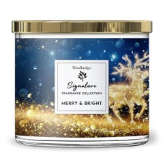WoodBridge Signature Candle, Merry & Bright