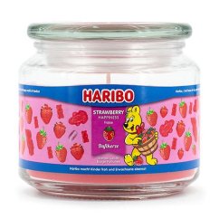 Stredná sviečka Haribo, Strawberry Happiness