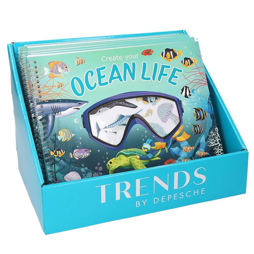 Kreatívna kniha nálepiek Ocean Life