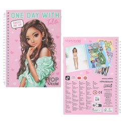 Kreatívny zošit s nálepkami denných outfitov Top Model