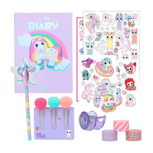 Diáre Sadea s príslušenstvom Ylvi My Diary Unicorn lilac