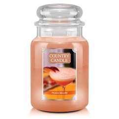 Sviečka Country Candle veľká, Peach Bellini