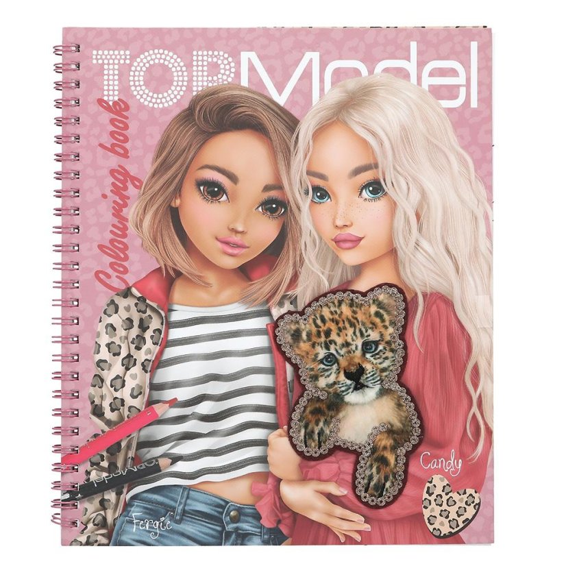 Kreatívna omaľovánka s nálepkami Top Model LeoHeart