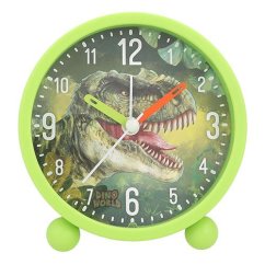 Stolný budík Dino World zelený T-Rex