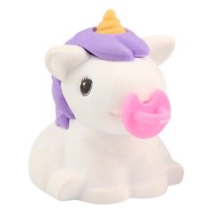 Gumovací pryž Ylvi & Minimoomis, růžový dudlík