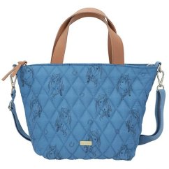 Kabelka Miss Melody, prošívaná, potisk koní