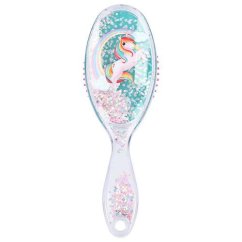 Ylvi Unicorn modrá kefa na vlasy