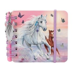 Blok Miss Melody, dva kone, západ slnka