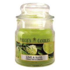 Price's Candles malé, limetka a bazalka