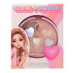 Púder so špongiou a zrkadlom Top model Lexy