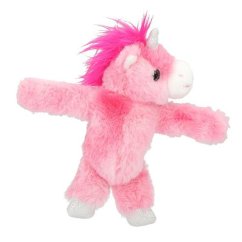 Ylvi plyšový náramok na zrolovanie, Unicorn pink