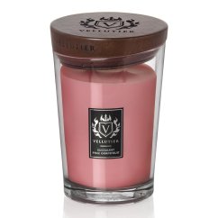 Veľká sviečka Vellutier, Succulent Pink Grapefruit