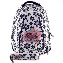 Batoh Target Floral Light White 23832