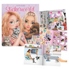 Kreatívny zošit Top Model Stickerworld Doggy a Kitts
