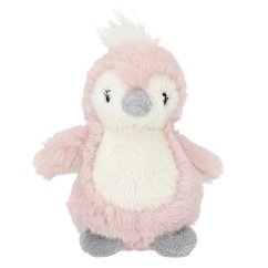 Plyšový tučňák s karabinkou Princess Mimi, pink