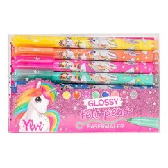 Sada třpytivých fixů Ylvi Glossy Felt Pens