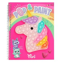 Kreativní omalovánky se samolepkami Pop & Paint Ylvi
