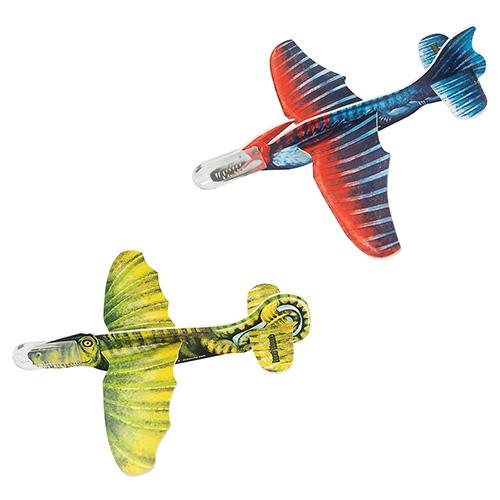 Létající házedlo Dino World Built your Dino Glider, red