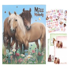 Dopisní sada Miss Melody, dva koníci na louce