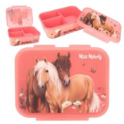 Box na občerstvenie Miss Melody, dva kone na lúke, tehla