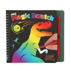 Škrabací sešit Dino World Magic Scratch Mini