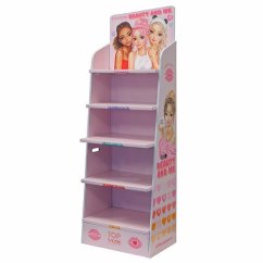 Kartonový stojan Top Model Beauty and Me, 4 police