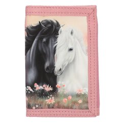 Detská peňaženka na suchý zips Miss Melody, dvojica koní