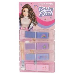 Samolepicí bločky Top Model Hayden, fialové Happy