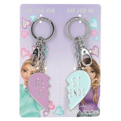 Prívesok s karabínkou v tvare batohu Top Model Candy & Sasha