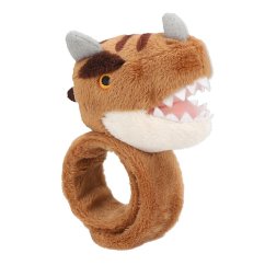 Plyšový náramek Dino World hnědý T-Rex