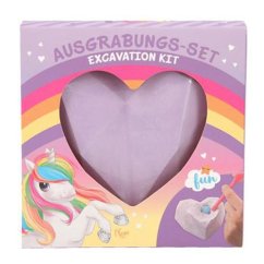 Archeologický set Ylvi fialové srdíčko
