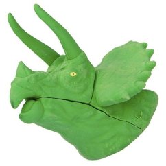 Gumový svet Dino Green Triceratops, 3D puzzle