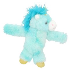 Ylvi plyšový náramok na zrolovanie, Unicorn blue