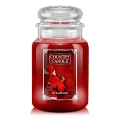 Sviečka Country Candle veľká, Oľ Saint Nick