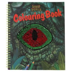 Omalovánky Dino World Flitter Eye