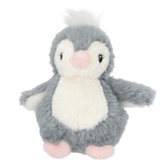 Plyšový tučňák s karabinkou Princess Mimi, lightgrey