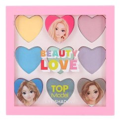 Sada třpytivých očních stínů Top Model Beauty Love