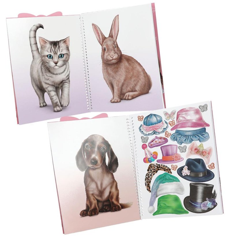 Kreativní samolepkový bloček Top Model Cute Animals