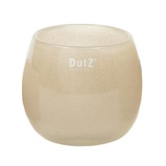 Skleněný květináč DutZ Pot Beige