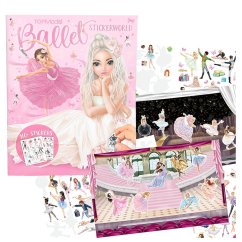 Kreatívny zápisník s nálepkami Top Model Ballet, Hayden & June