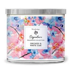 WoodBridge Signature Candle, Orchids & White Oak