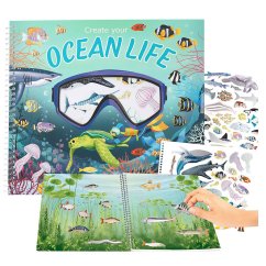 Kreatívna kniha nálepiek Ocean Life