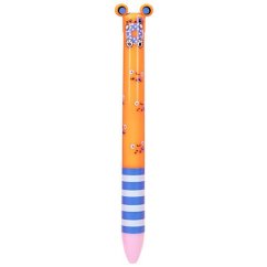 Dvojfarebné guľôčkové pero so záložkami Top Model, Talita