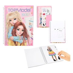 Omaľovánka Top model s nálepkami